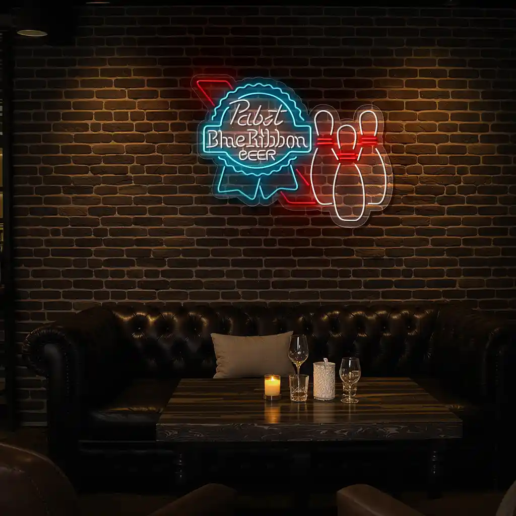 bowling alley neon signs vintage beer and bowling decor 7 bowling alley neon signs vintage beer and bowling decor 7