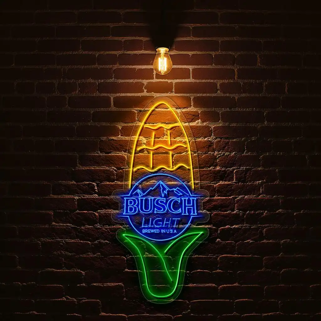 bright and bold busch light neon sign for unique home decor best selling bright and bold busch light neon sign for unique home decor best selling