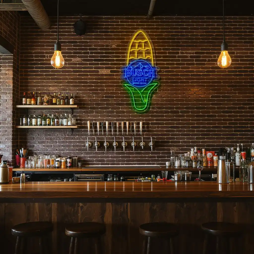 bright and bold busch light neon sign for unique home decor high quality bright and bold busch light neon sign for unique home decor high quality