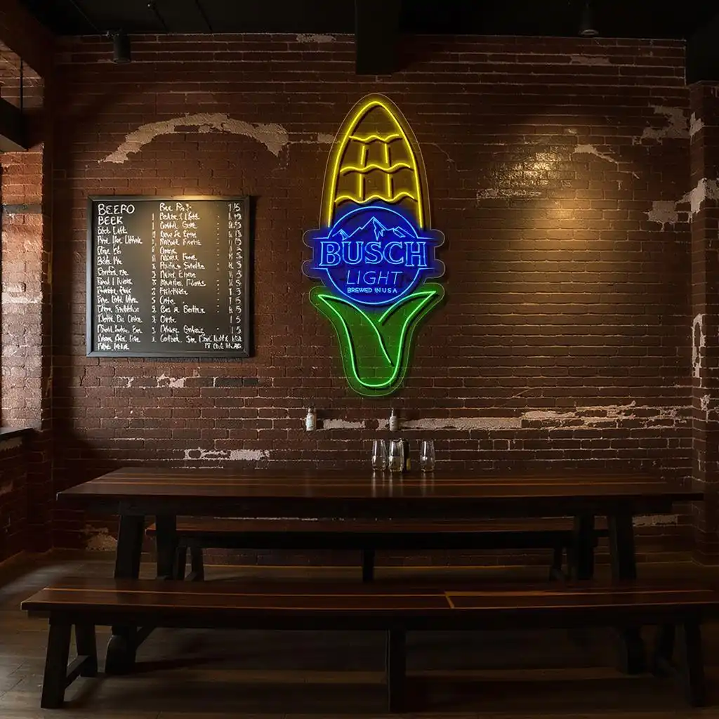 bright and bold busch light neon sign for unique home decor latest model bright and bold busch light neon sign for unique home decor latest model