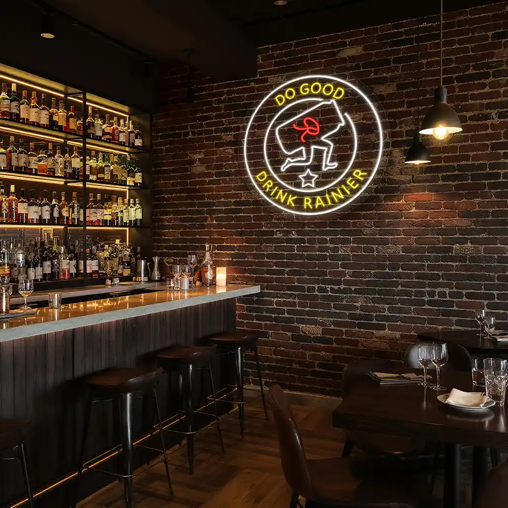 bright neon signs do good drink rainier unique decor ideas trendy bright neon signs do good drink rainier unique decor ideas trendy