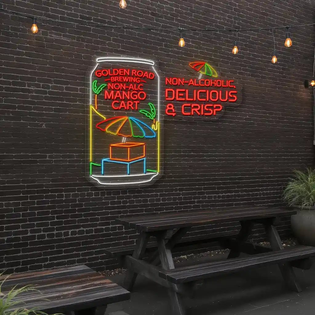bright neon signs for non alcoholic mango cart drinks and fun premium grade bright neon signs for non alcoholic mango cart drinks and fun premium grade