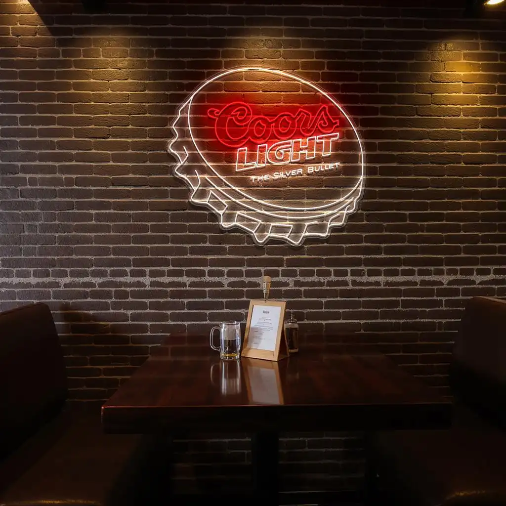capture the vibe unique coors light neon sign for home bars premium grade capture the vibe unique coors light neon sign for home bars premium grade