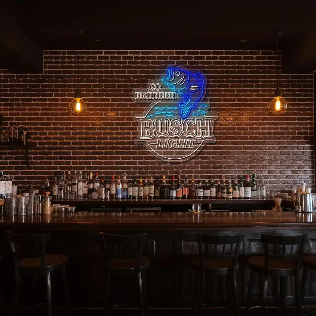 catch the vibe unique go fish busch light neon sign designs fashion forward catch the vibe unique go fish busch light neon sign designs fashion forward