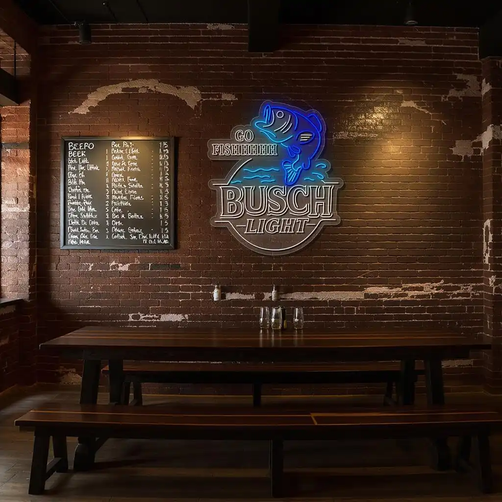 catch the vibe unique go fish busch light neon sign designs latest model catch the vibe unique go fish busch light neon sign designs latest model