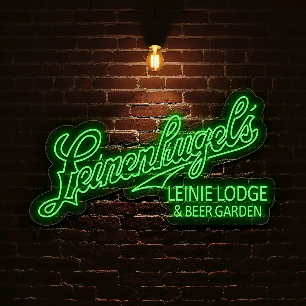charming neon sign design for leinie lodge beer garden trendy charming neon sign design for leinie lodge beer garden trendy