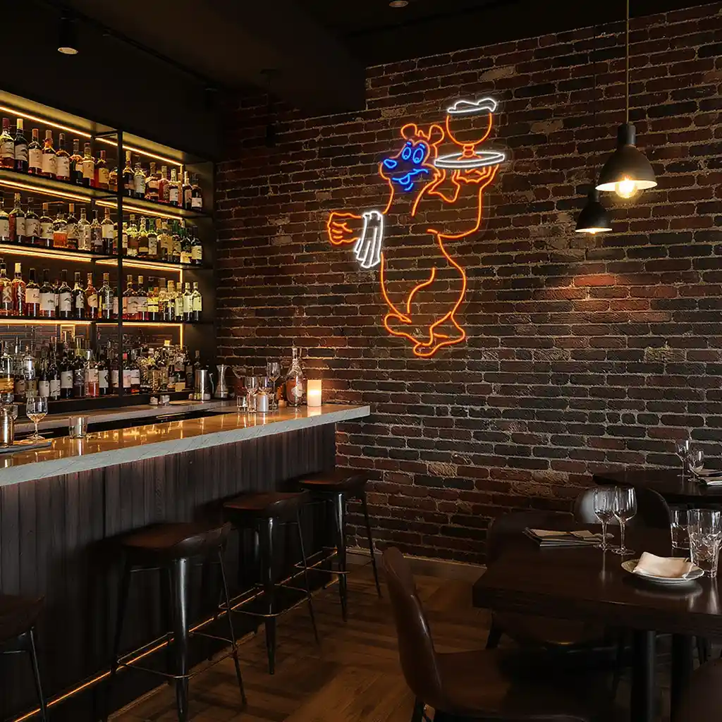 charming neon signs delightful decor for your restaurant space trendy charming neon signs delightful decor for your restaurant space trendy