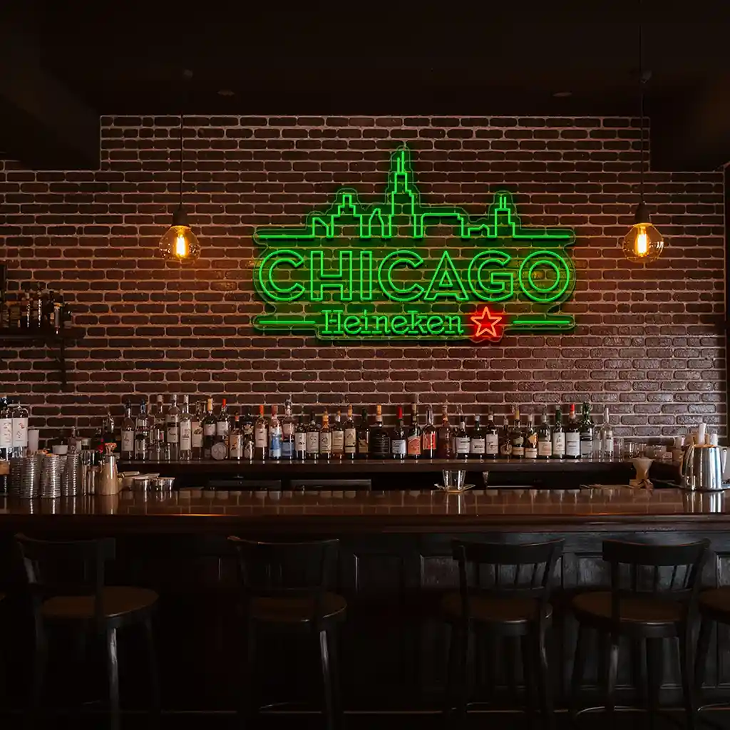 chicago neon sign designs brighten your space with style fashion forward chicago neon sign designs brighten your space with style fashion forward