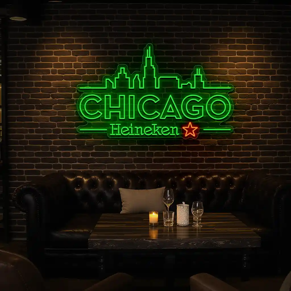 chicago neon sign designs brighten your space with style trendy chicago neon sign designs brighten your space with style trendy