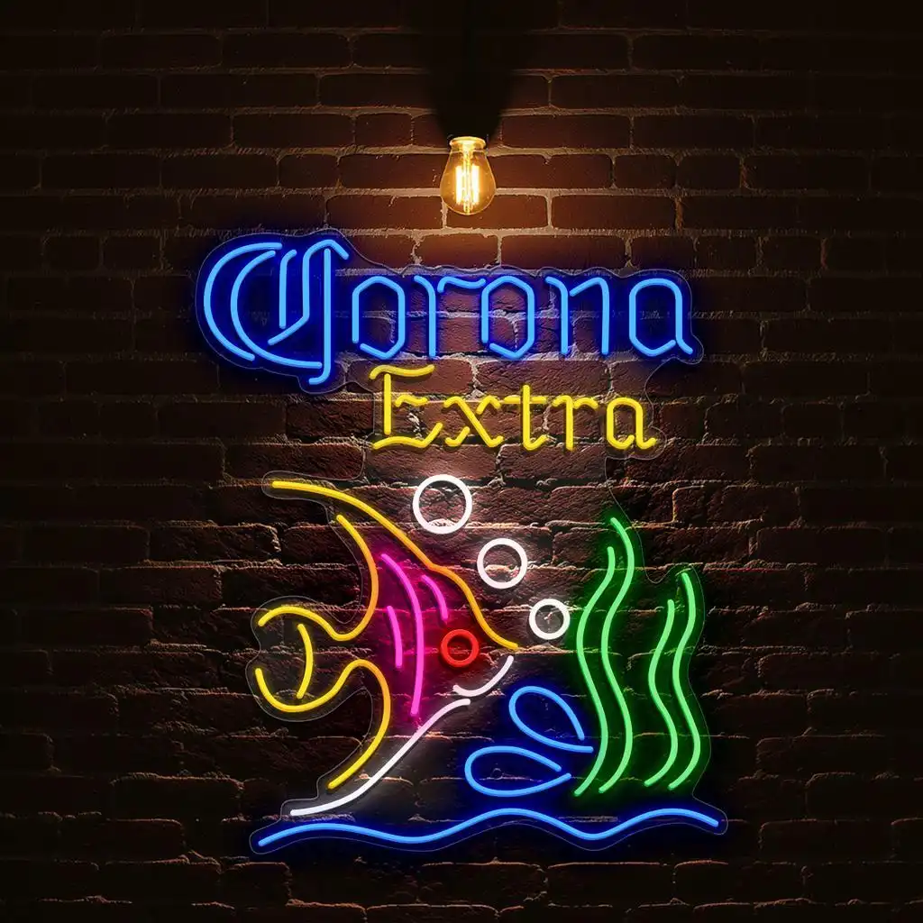 colorful neon fish sign for a vibrant bar or home decor best selling colorful neon fish sign for a vibrant bar or home decor best selling