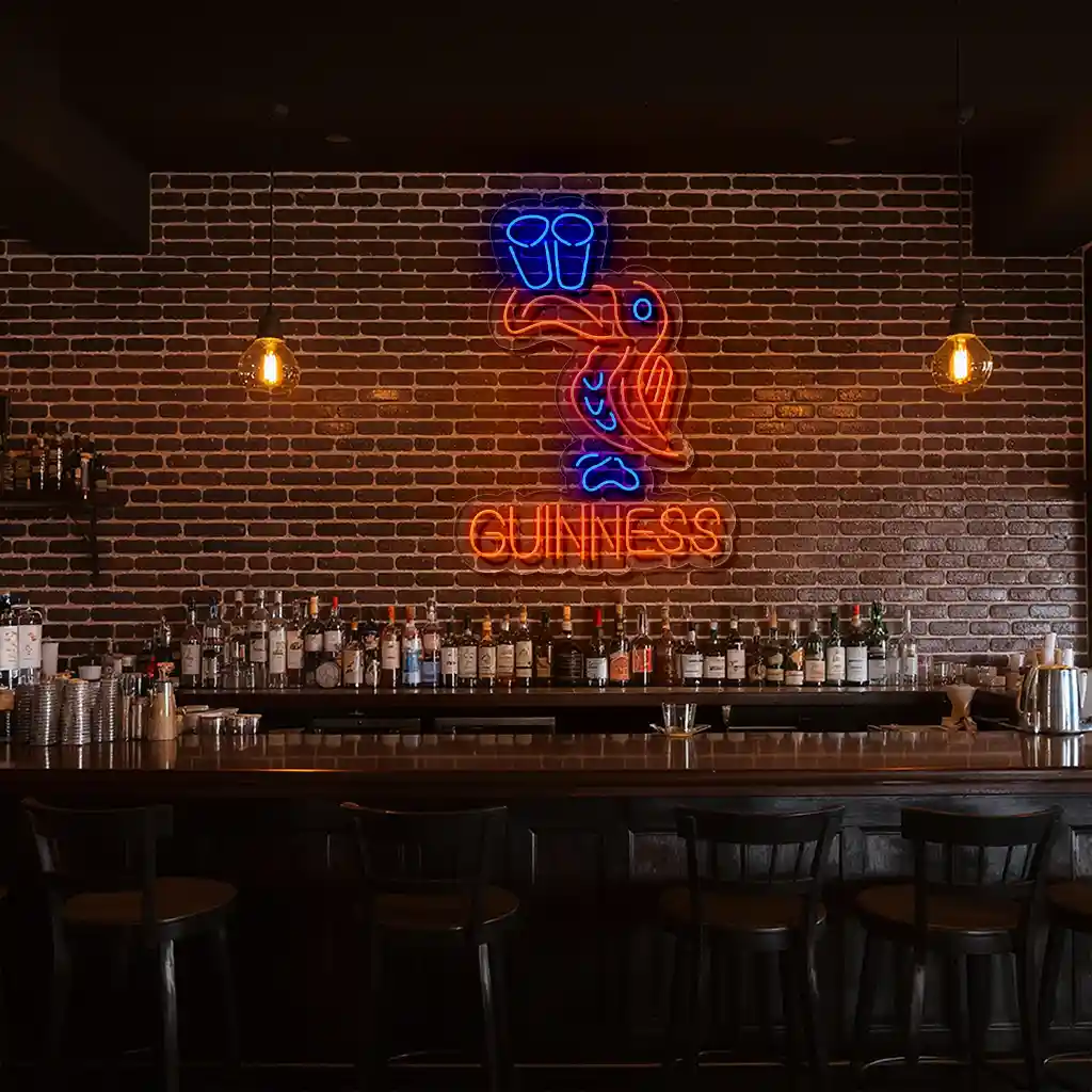 colorful neon pelican sign perfect decor for bars and cafes fashion forward colorful neon pelican sign perfect decor for bars and cafes fashion forward