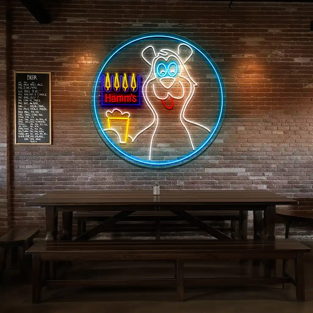 colorful neon signs hamms bear design for stunning ambiance latest model colorful neon signs hamms bear design for stunning ambiance latest model