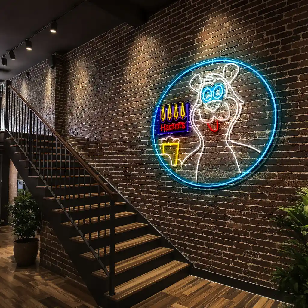 colorful neon signs hamms bear design for stunning ambiance new arrival colorful neon signs hamms bear design for stunning ambiance new arrival