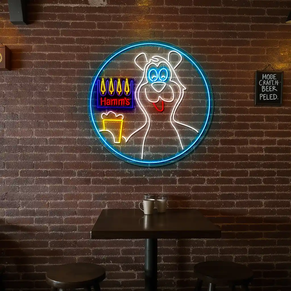 colorful neon signs hamms bear design for stunning ambiance premium grade colorful neon signs hamms bear design for stunning ambiance premium grade