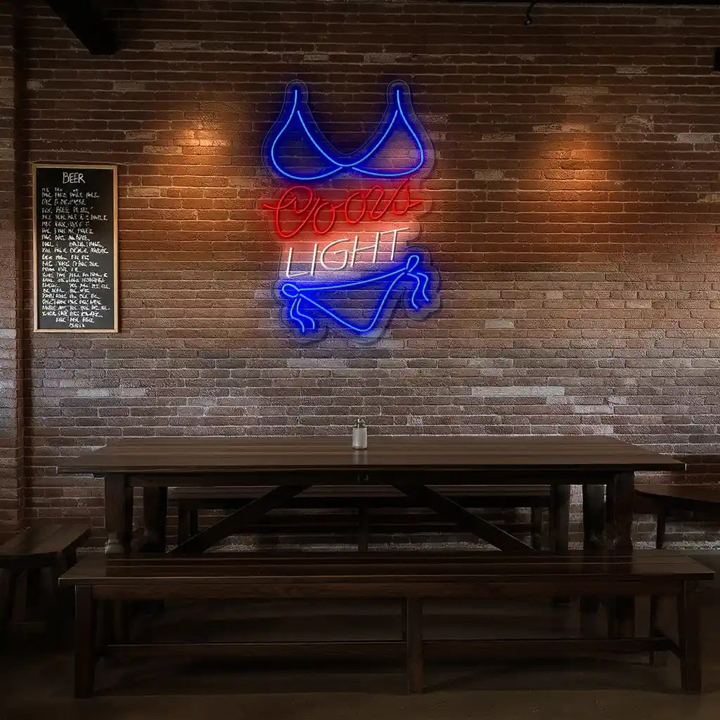 coors light neon sign bikini shaped bar decor inspiration 7 coors light neon sign bikini shaped bar decor inspiration 7