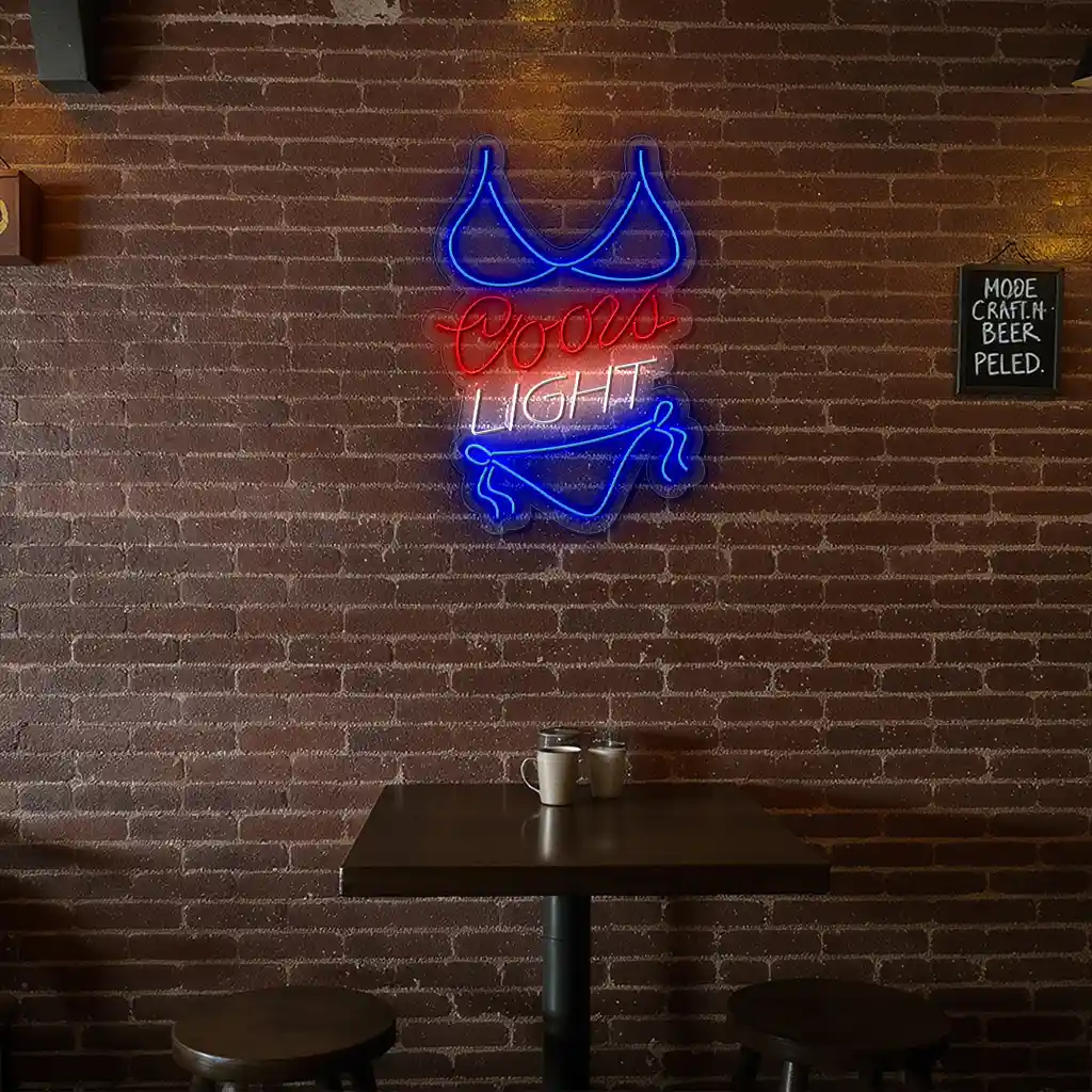 coors light neon sign bikini shaped bar decor inspiration 8 coors light neon sign bikini shaped bar decor inspiration 8