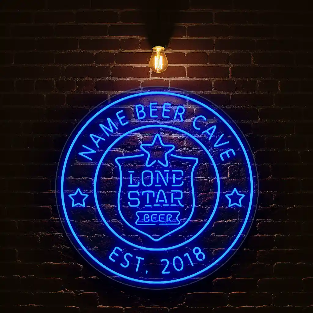 custom neon beer cave sign personalized led bar decor 2 custom neon beer cave sign personalized led bar decor 2