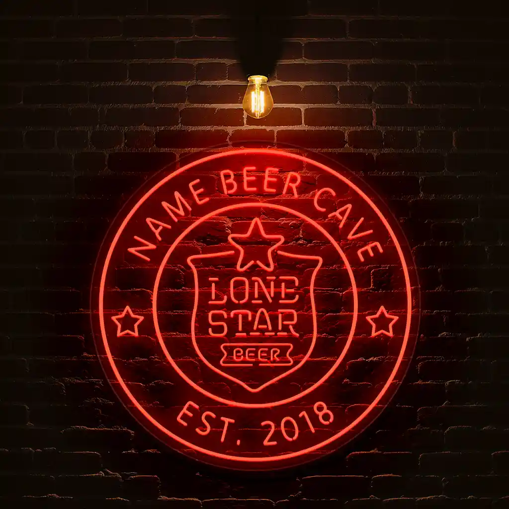 custom neon beer cave sign personalized led bar decor 3 custom neon beer cave sign personalized led bar decor 3