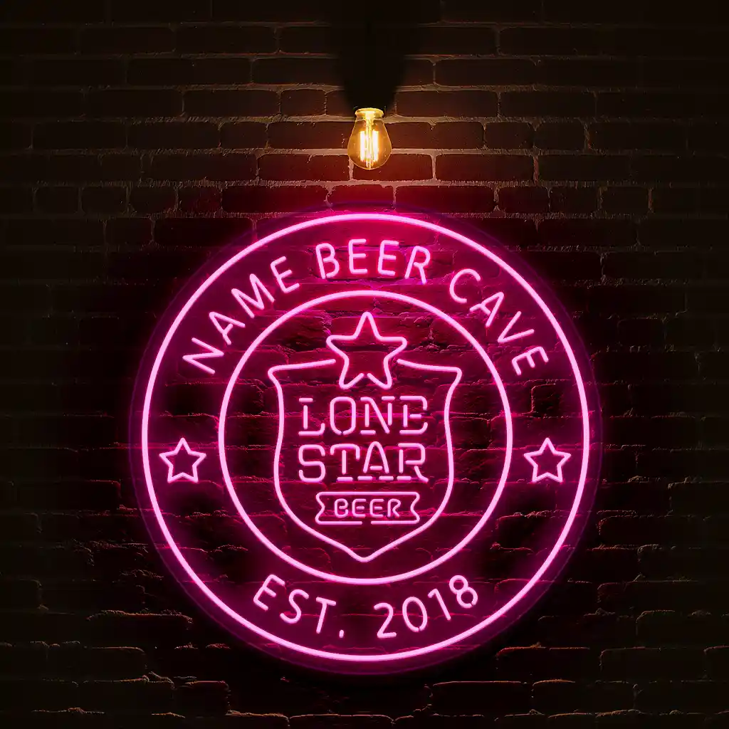 custom neon beer cave sign personalized led bar decor 4 custom neon beer cave sign personalized led bar decor 4