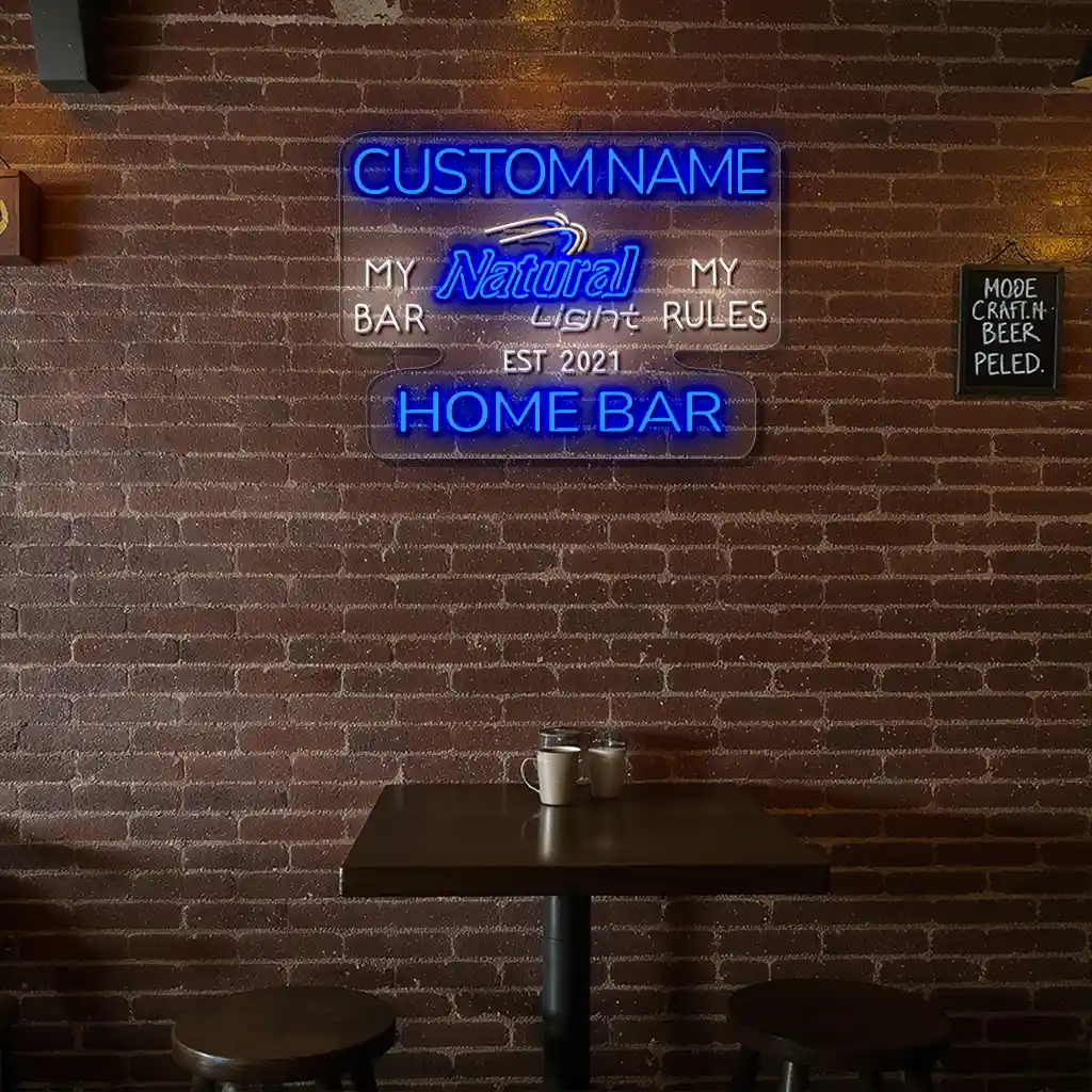 custom neon signs for your home bar personalized decor ideas trendy custom neon signs for your home bar personalized decor ideas trendy