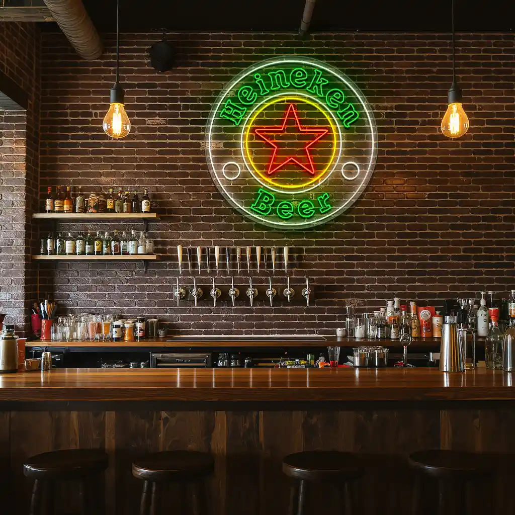 eye catching heineken neon sign for ultimate bar decor new arrival eye catching heineken neon sign for ultimate bar decor new arrival