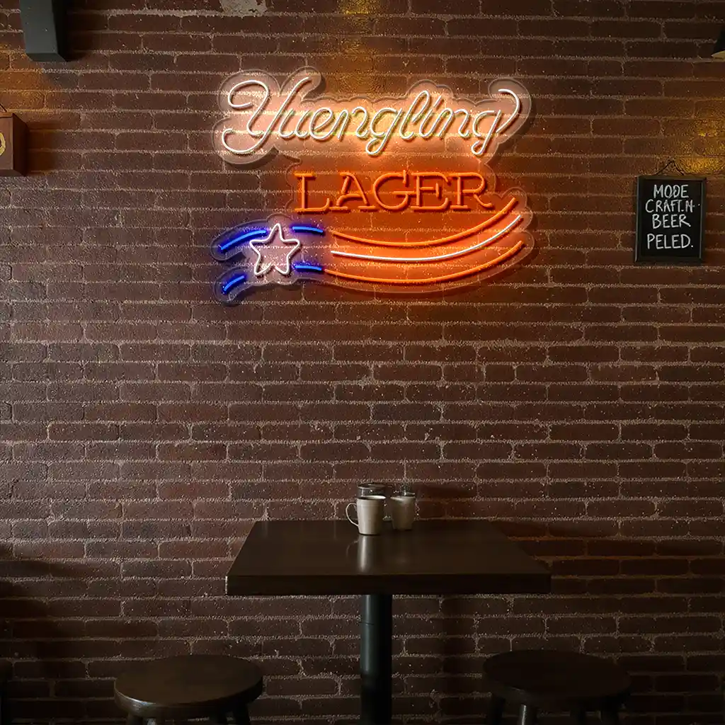 get lit with vibrant neon yuengling lager sign designs today trendy get lit with vibrant neon yuengling lager sign designs today trendy