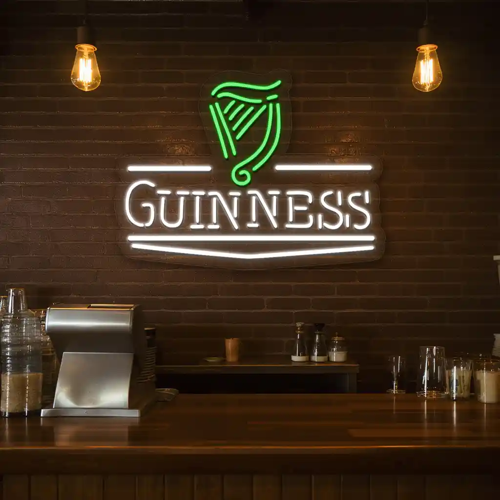 guinness beer neon sign irish pub led wall light decor fashion forward guinness beer neon sign irish pub led wall light decor fashion forward