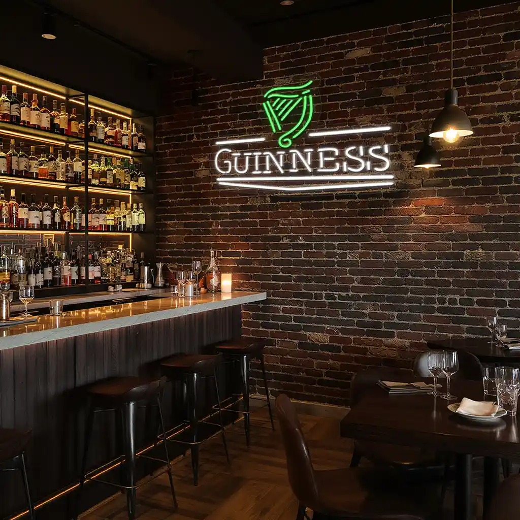 guinness beer neon sign irish pub led wall light decor trendy guinness beer neon sign irish pub led wall light decor trendy