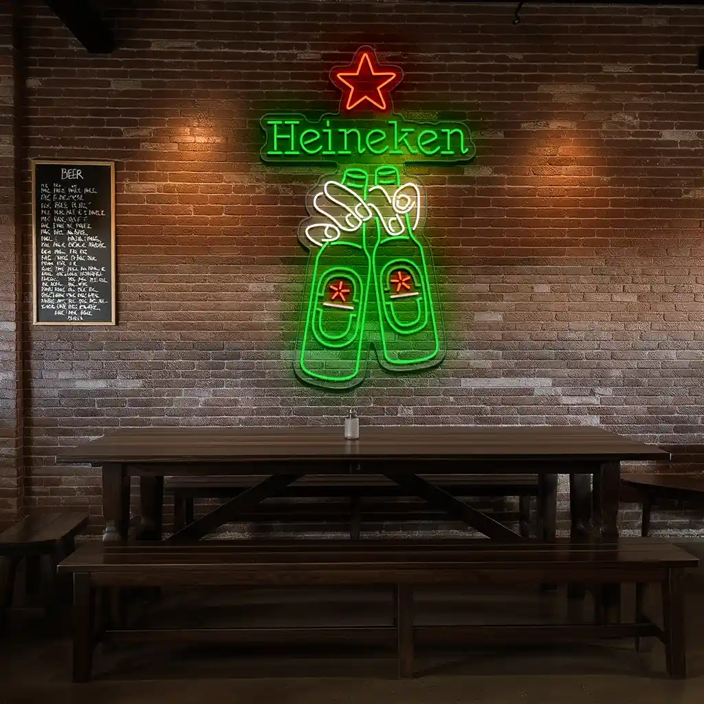 heineken neon sign eye catching beer decor for your bar high quality heineken neon sign eye catching beer decor for your bar high quality
