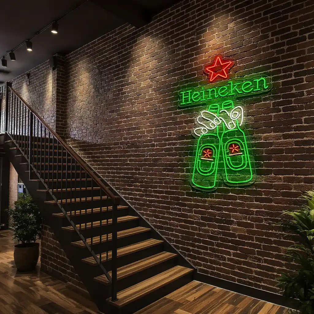 heineken neon sign eye catching beer decor for your bar latest model heineken neon sign eye catching beer decor for your bar latest model