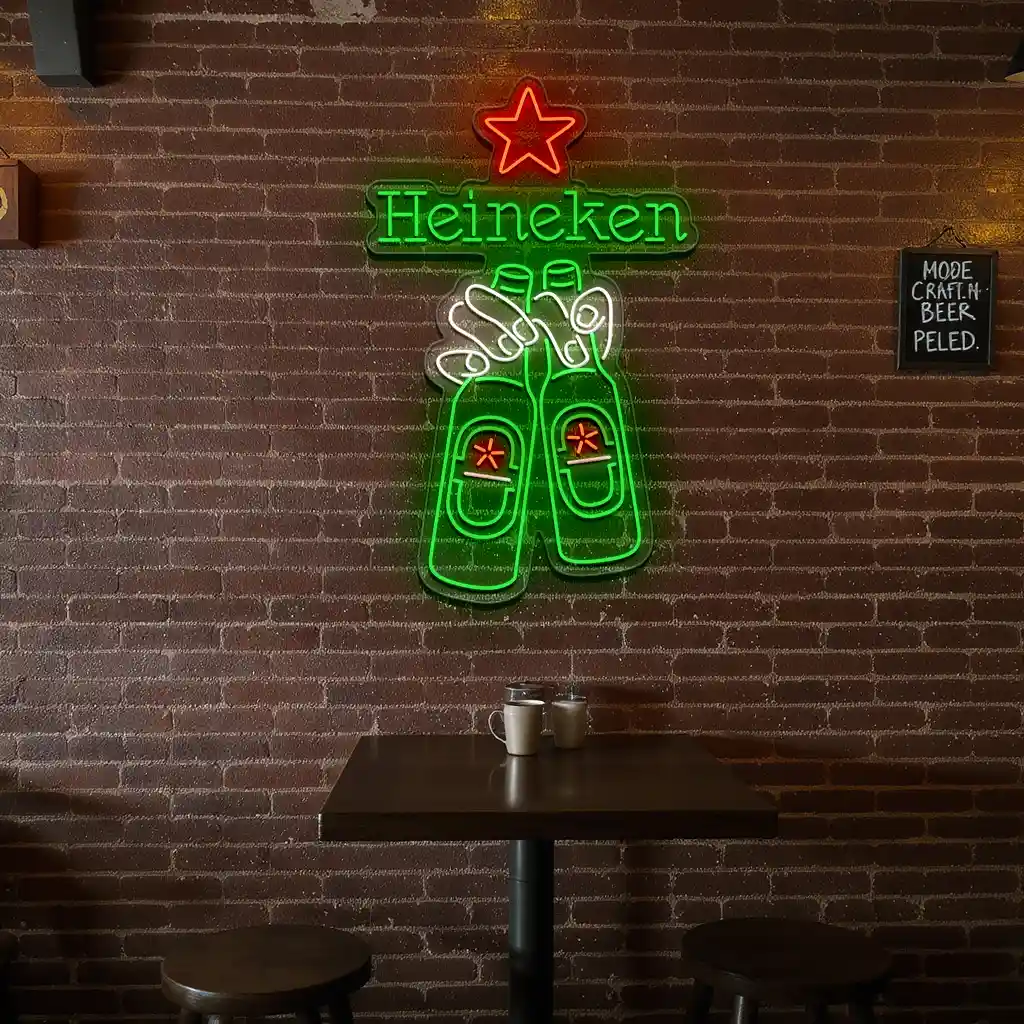 heineken neon sign eye catching beer decor for your bar new arrival heineken neon sign eye catching beer decor for your bar new arrival