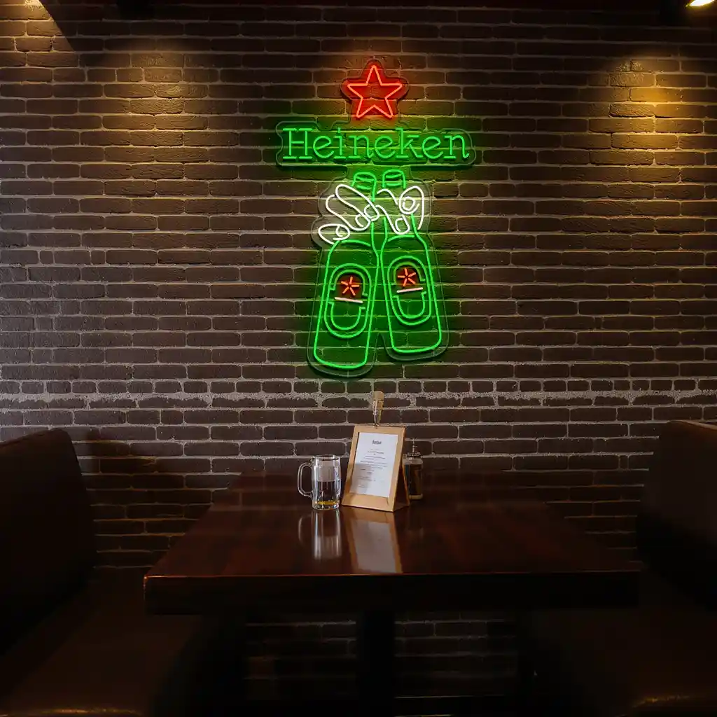 heineken neon sign eye catching beer decor for your bar top rated heineken neon sign eye catching beer decor for your bar top rated