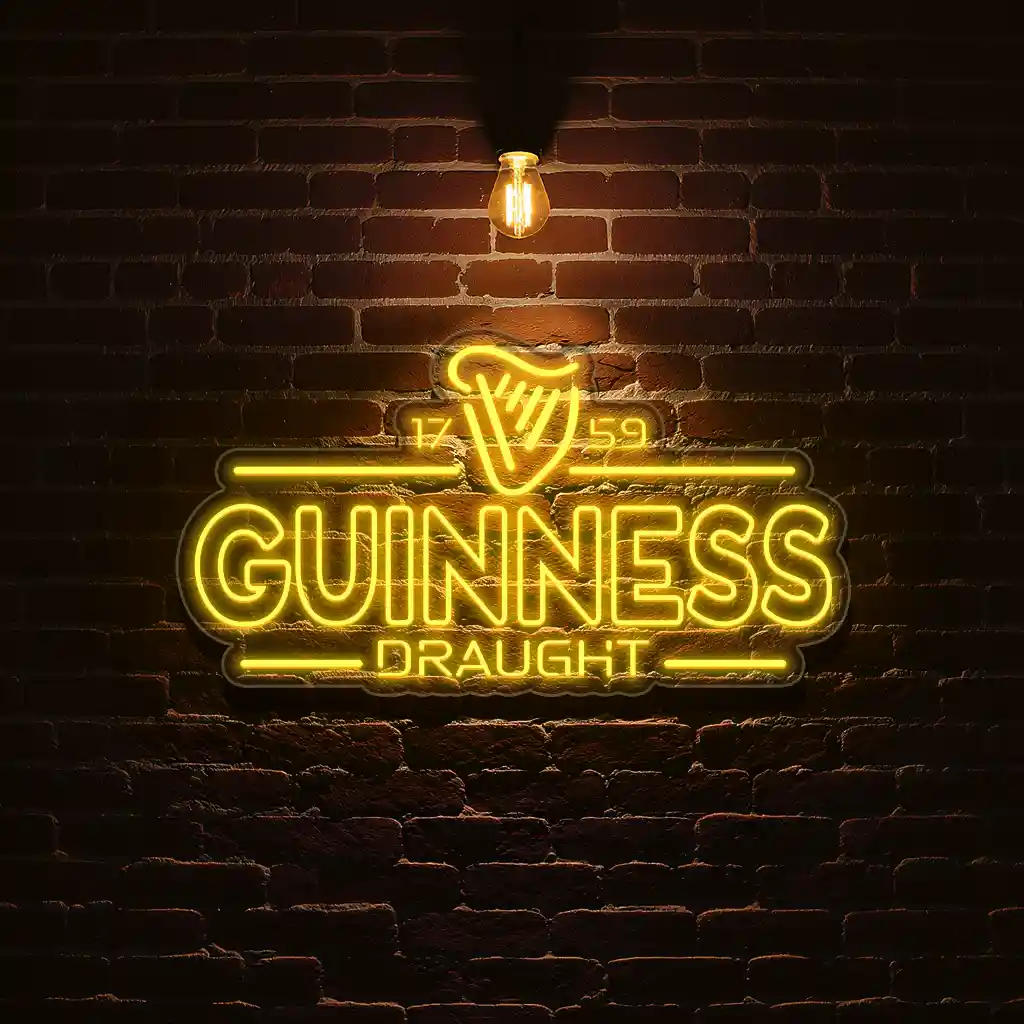 illuminate your space with classic guinness draught neon sign fashion forward illuminate your space with classic guinness draught neon sign fashion forward