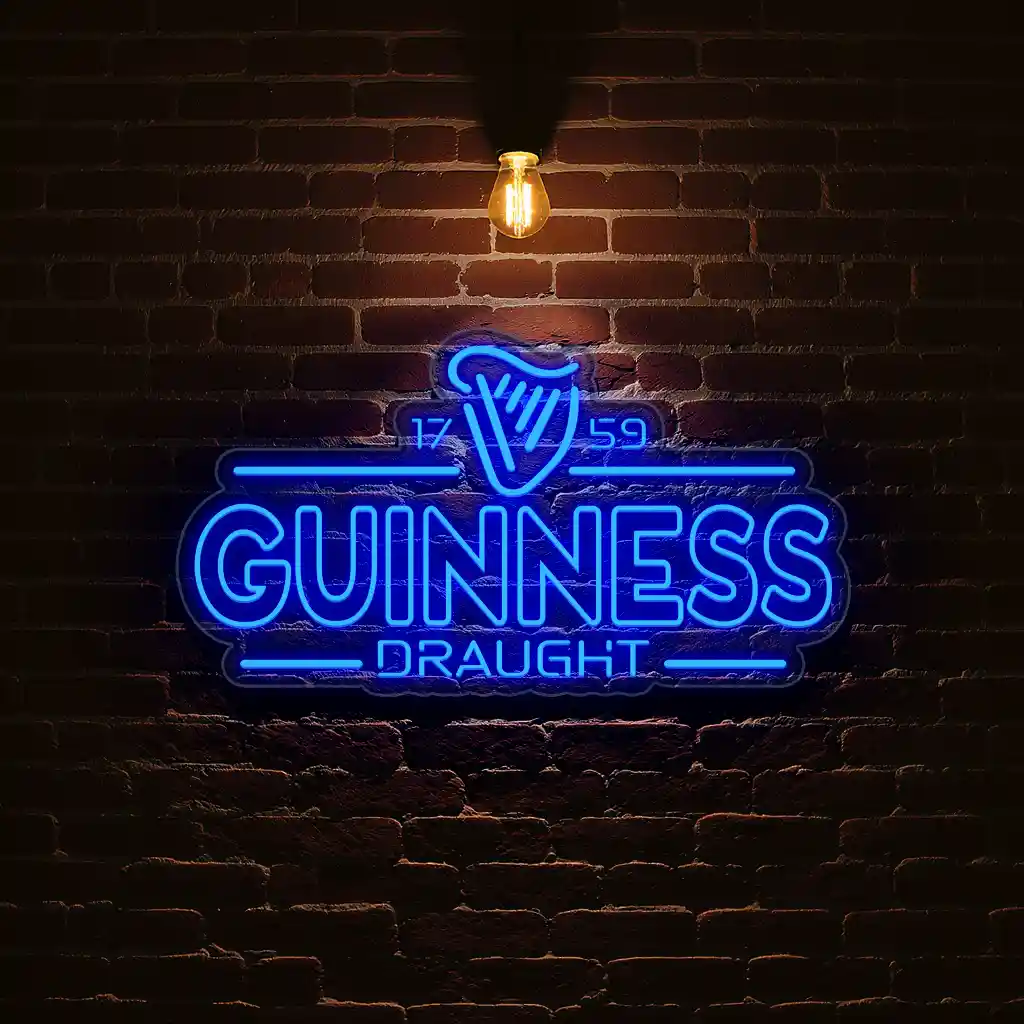illuminate your space with classic guinness draught neon sign high quality illuminate your space with classic guinness draught neon sign high quality
