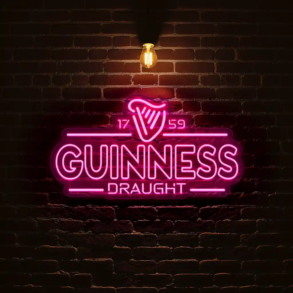 illuminate your space with classic guinness draught neon sign new arrival illuminate your space with classic guinness draught neon sign new arrival