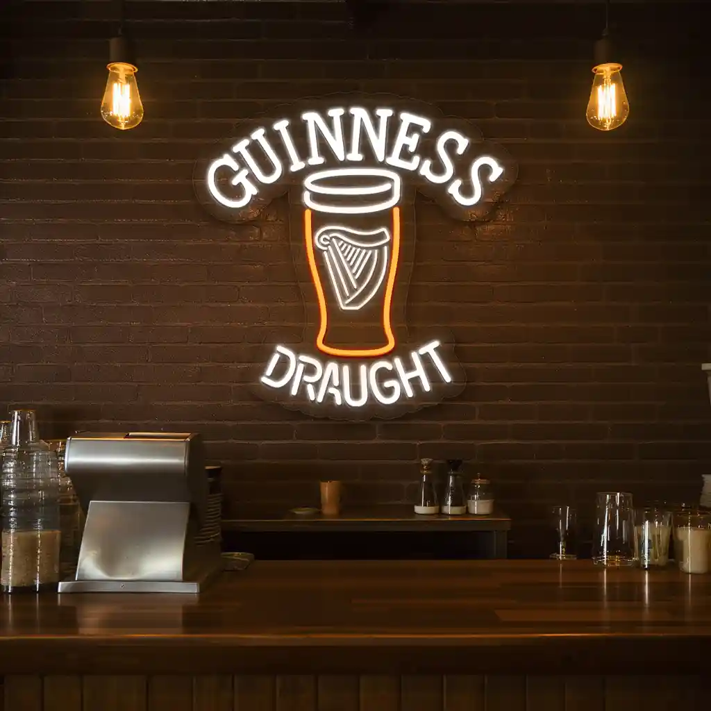 illuminate your space with unique guinness draught neon signs fashion forward illuminate your space with unique guinness draught neon signs fashion forward