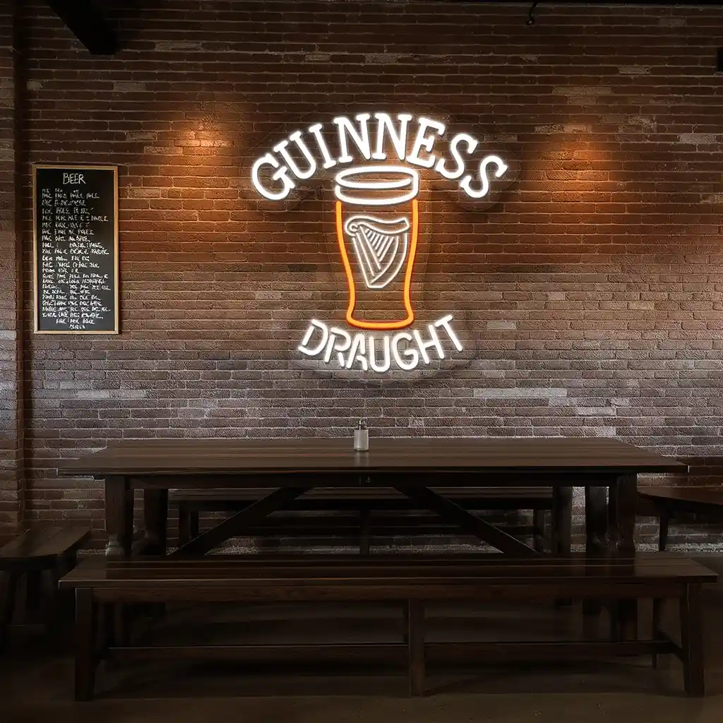 illuminate your space with unique guinness draught neon signs high quality illuminate your space with unique guinness draught neon signs high quality