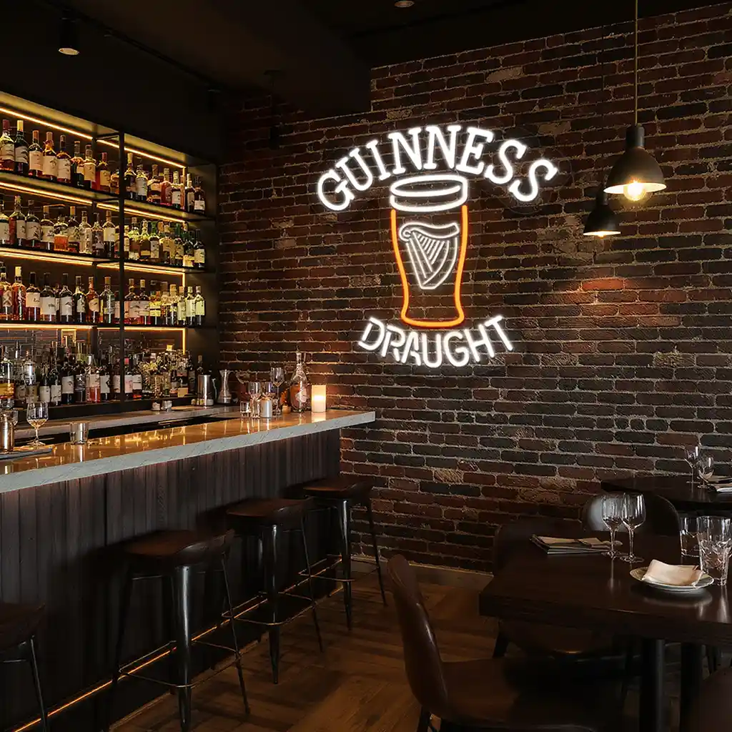 illuminate your space with unique guinness draught neon signs trendy illuminate your space with unique guinness draught neon signs trendy