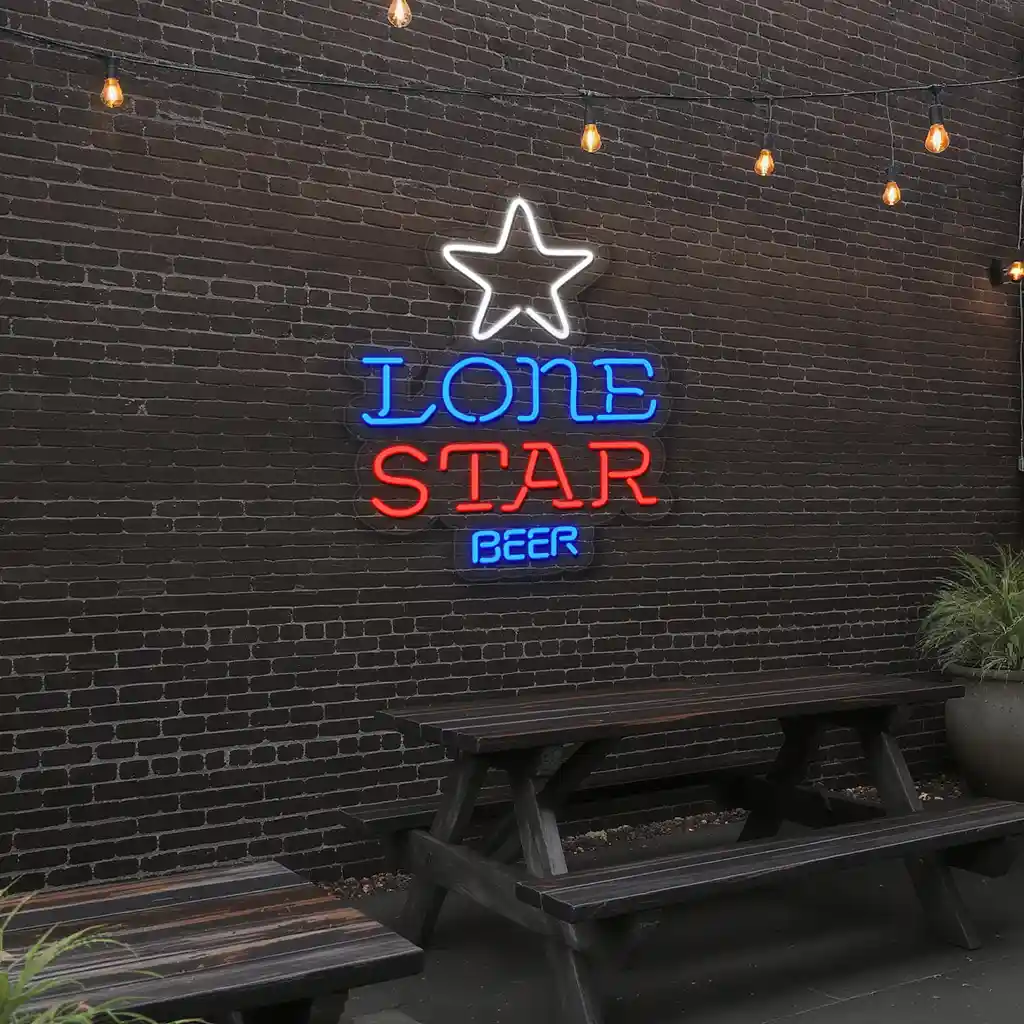 lone star beer neon sign decoration vintage wall art 6 lone star beer neon sign decoration vintage wall art 6