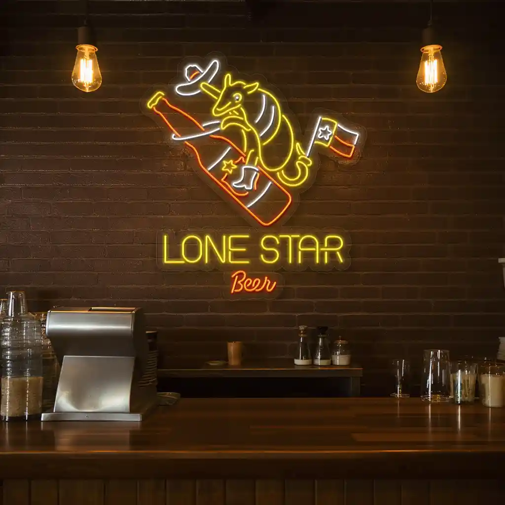 lone star beer neon sign texas style and vibes decor 2 lone star beer neon sign texas style and vibes decor 2