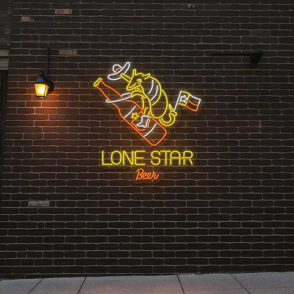lone star beer neon sign texas style and vibes decor 5 lone star beer neon sign texas style and vibes decor 5