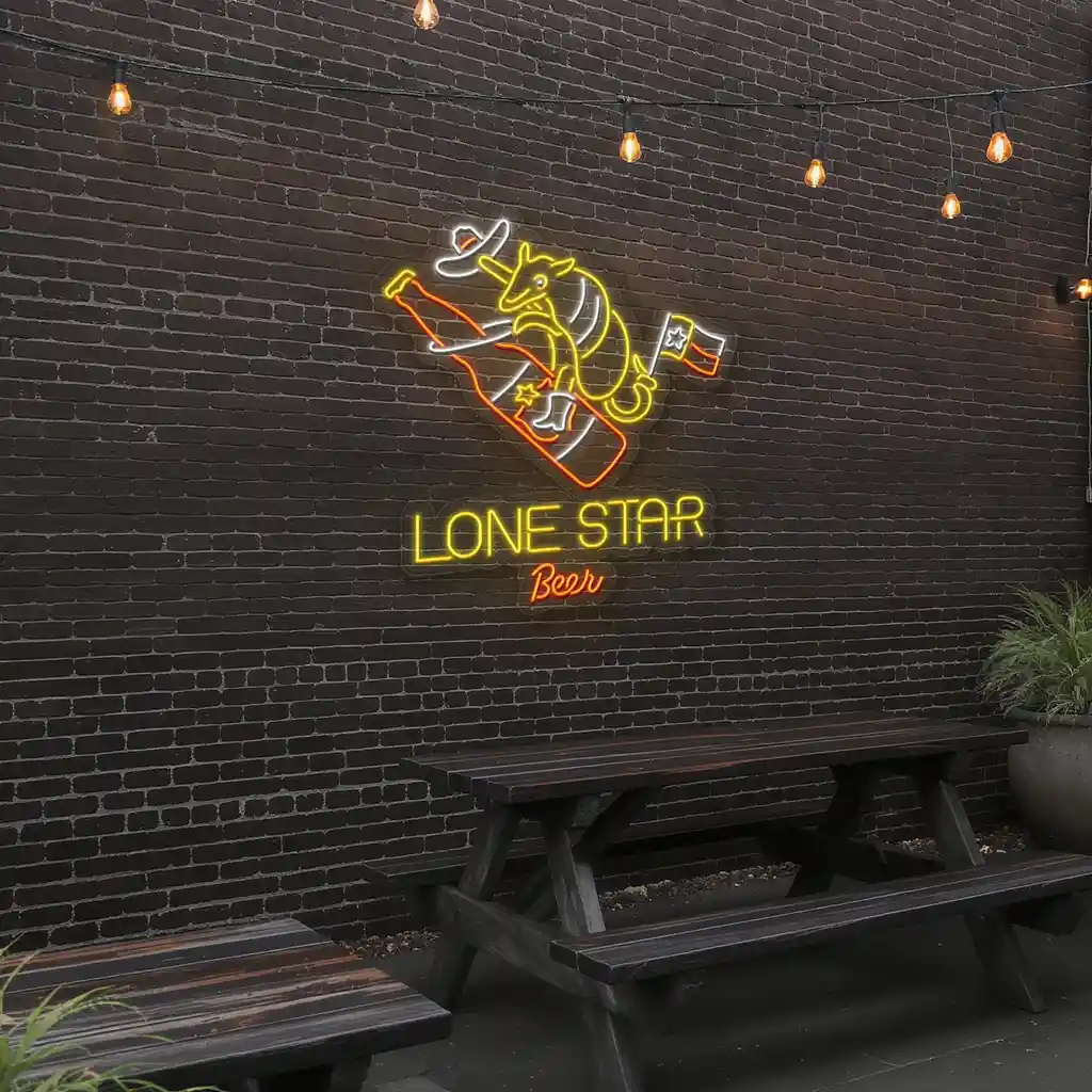 lone star beer neon sign texas style and vibes decor 6 lone star beer neon sign texas style and vibes decor 6
