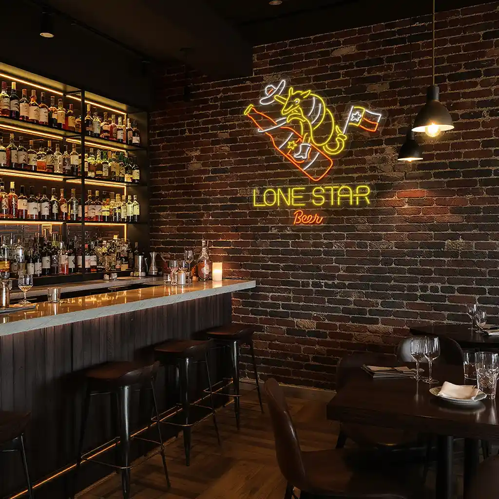 lone star beer neon sign texas style and vibes decor 8 lone star beer neon sign texas style and vibes decor 8