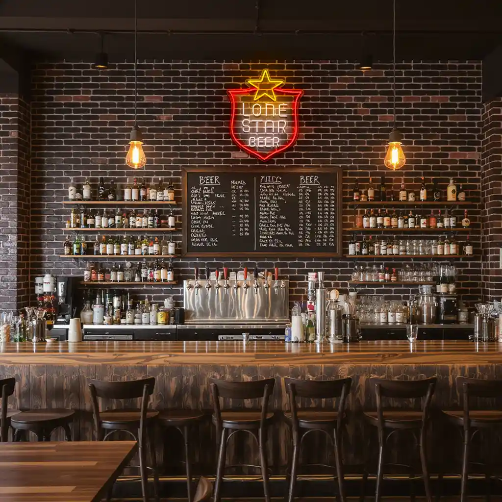 lone star beer neon sign vintage texas bar decor 7 lone star beer neon sign vintage texas bar decor 7