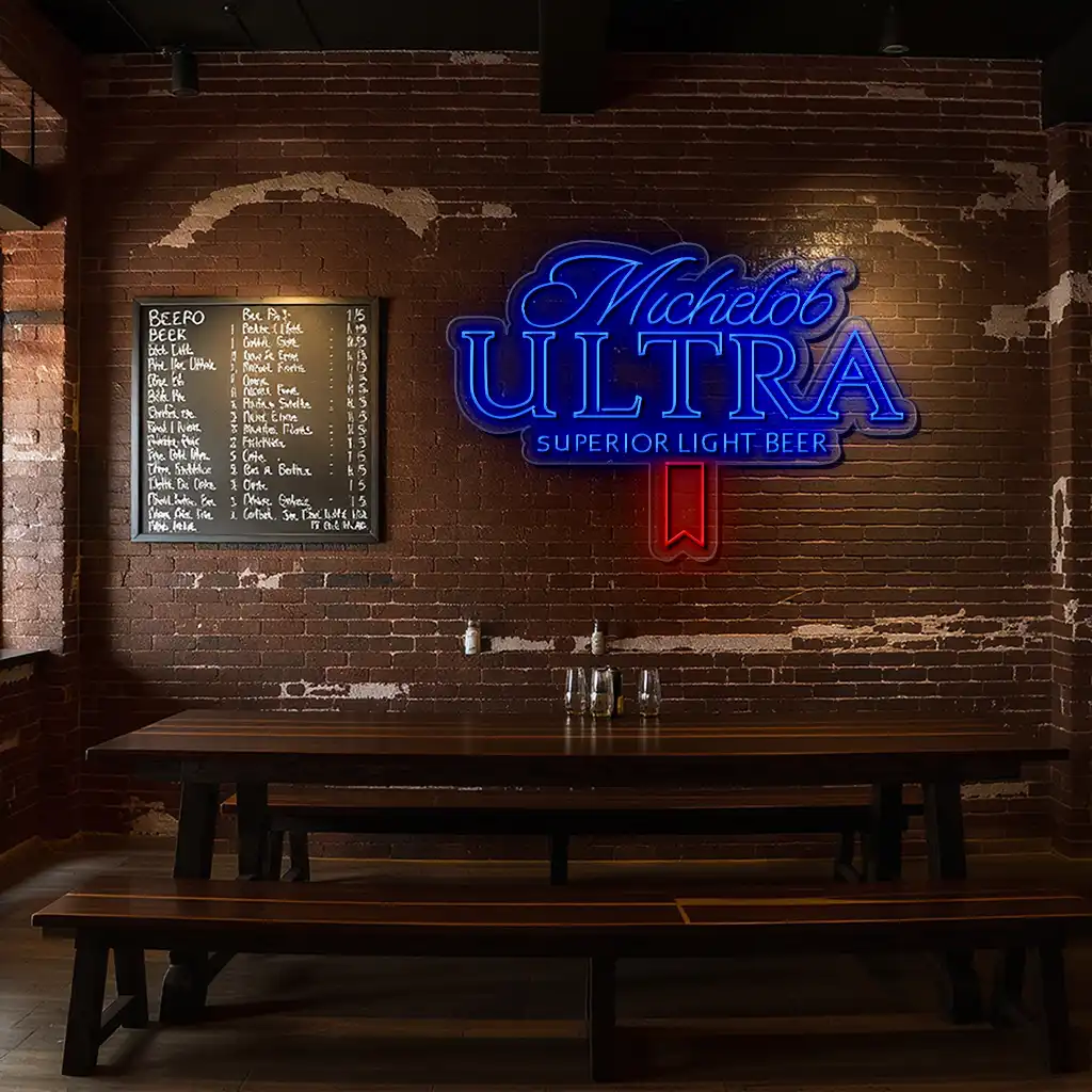 michelob ultra neon sign illuminate your space with style latest model michelob ultra neon sign illuminate your space with style latest model