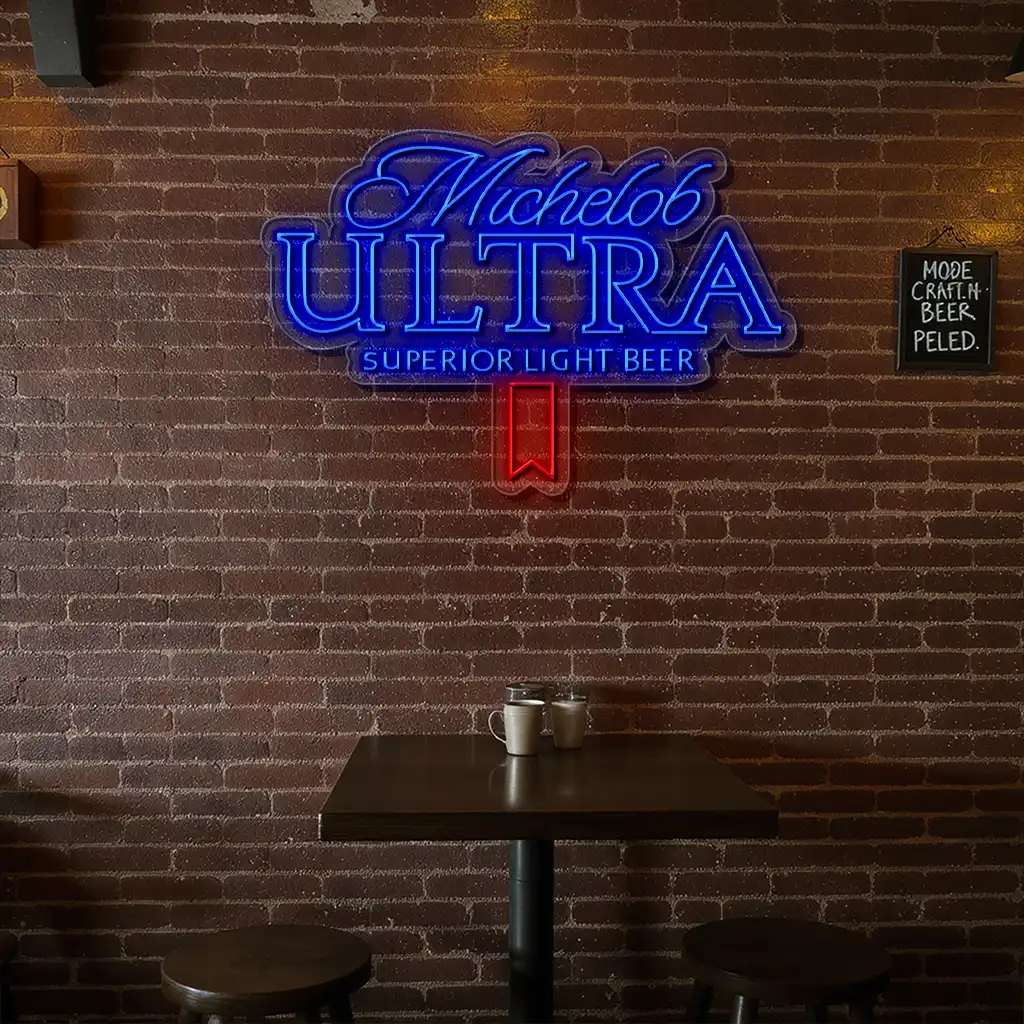 michelob ultra neon sign illuminate your space with style trendy michelob ultra neon sign illuminate your space with style trendy