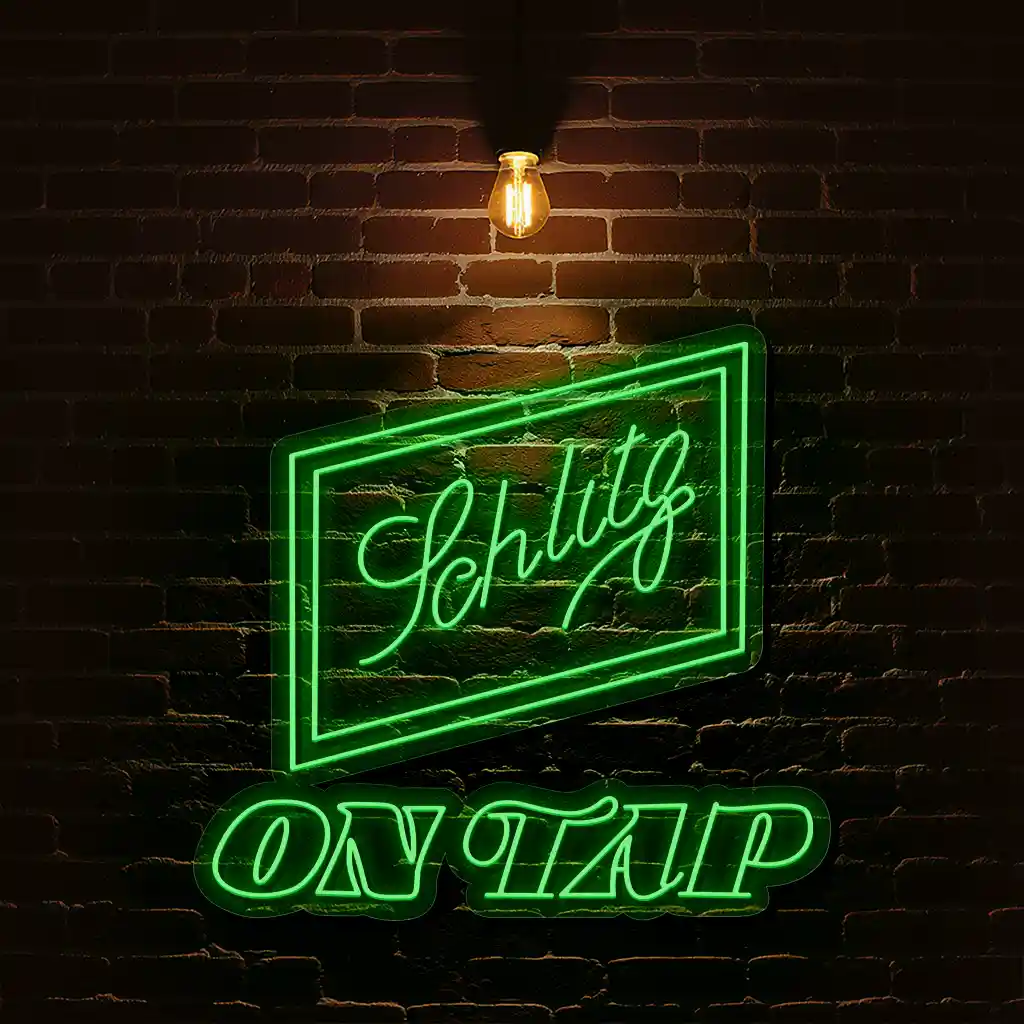 neon bar sign design schlitz beer on tap aesthetic idea 2 neon bar sign design schlitz beer on tap aesthetic idea 2