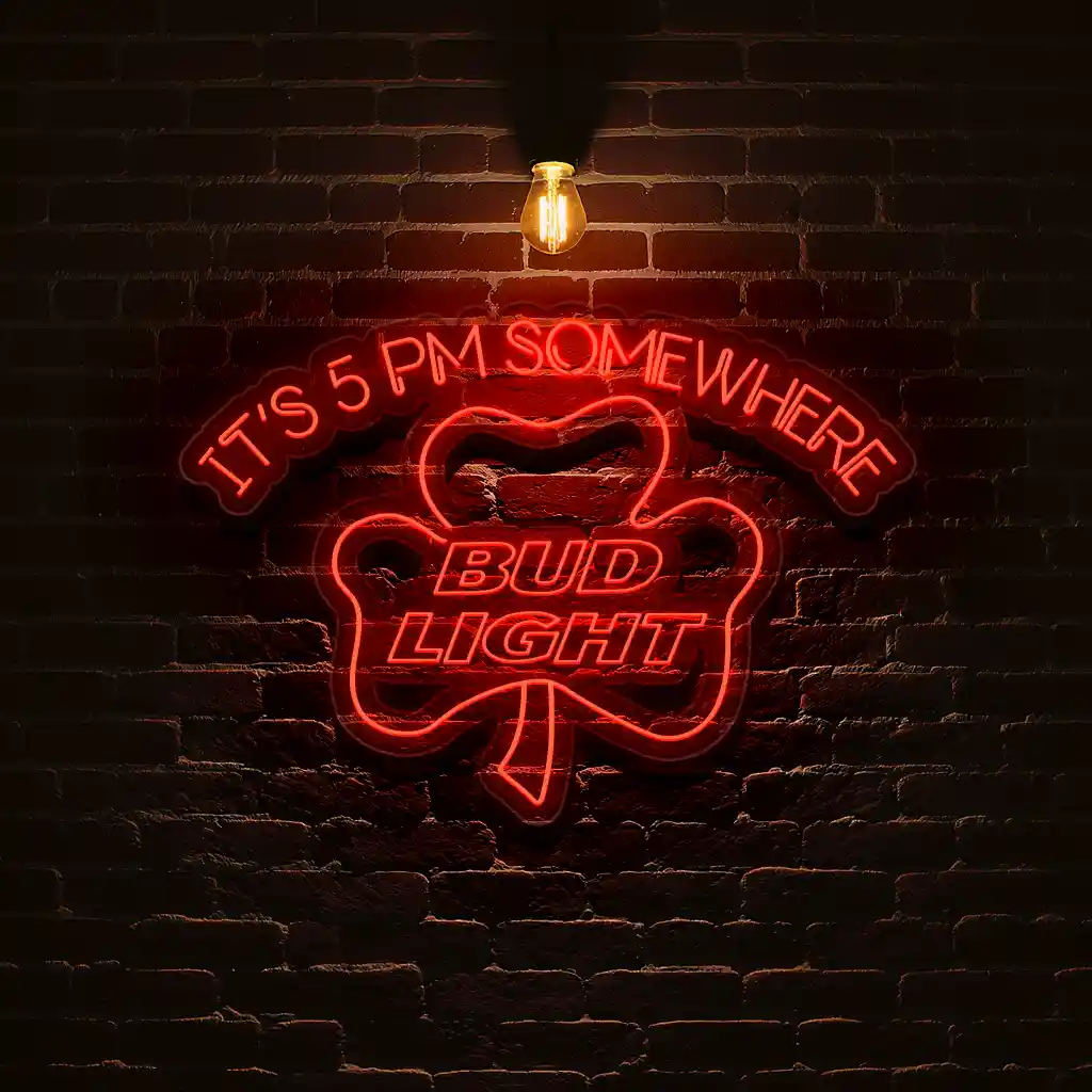 neon bar signs perfect 5 pm bud light shamrock design 4 neon bar signs perfect 5 pm bud light shamrock design 4