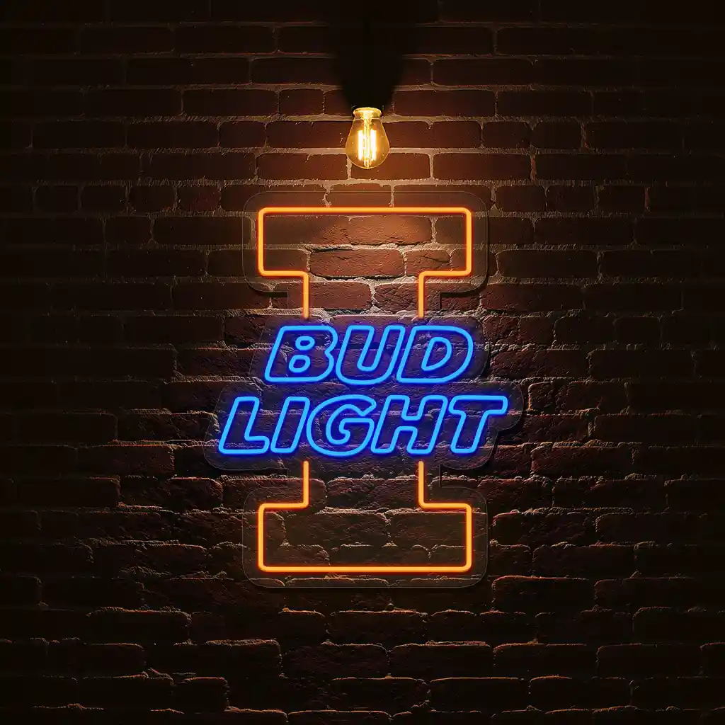 neon beer signs vintage bud light glow for home decor 1 neon beer signs vintage bud light glow for home decor 1