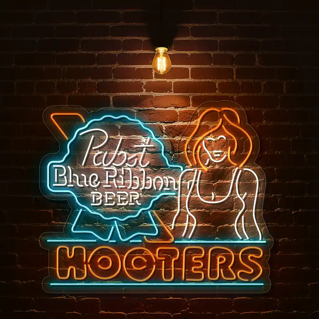 neon signs pabst beer and hooters bar decor inspiration 1 neon signs pabst beer and hooters bar decor inspiration 1